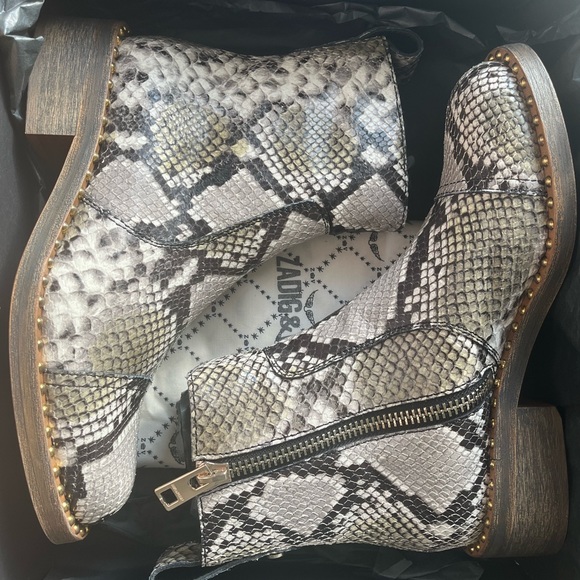 Zadig And Voltaire Empress Wild Ankle Boot - size 38 - Picture 6 of 15